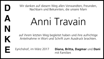Anzeige von Anni Travain von MGO