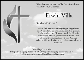 Anzeige von Erwin Villa von MGO