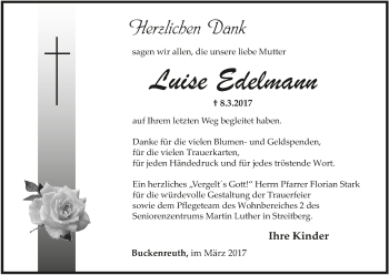 Anzeige von Luise Edelmann von MGO
