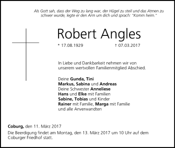 Anzeige von Robert Angler von MGO