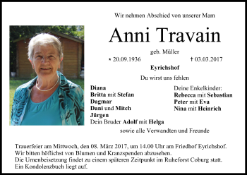 Anzeige von Anni Travain von MGO