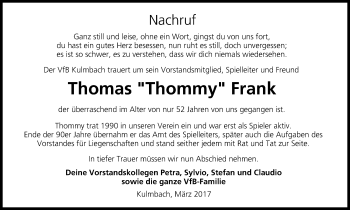 Anzeige von Thomas Frank von MGO