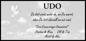 Anzeige von Udo  von MGO