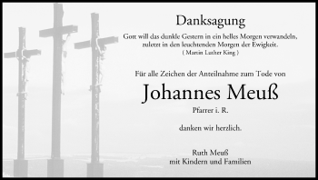 Anzeige von Johannes Meuß von MGO