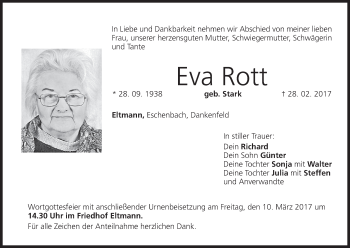 Anzeige von Eva Rott von MGO