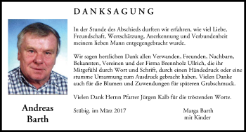 Anzeige von Andreas Barth von MGO