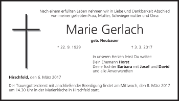 Anzeige von Marie Gerlach von MGO