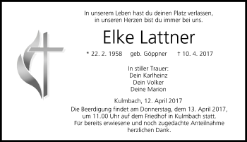 Anzeige von Elke Lattner von MGO
