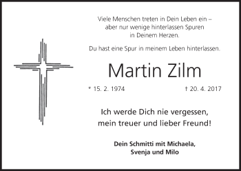 Anzeige von Martin Zilm von MGO