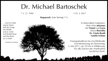 Anzeige von Michael Bartoschek von MGO