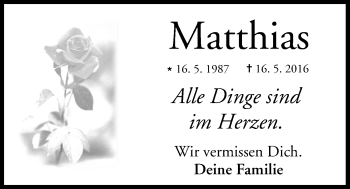 Anzeige von Matthias Göpfert von MGO