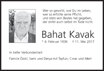Anzeige von Bahat Kavak von MGO