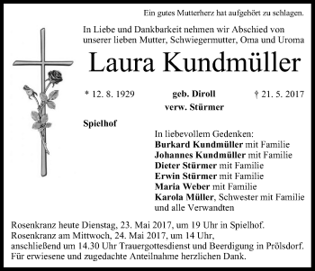 Anzeige von Laura Kundmüller von MGO