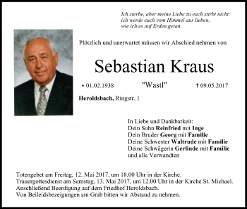 Anzeige von Sebastian Kraus von MGO