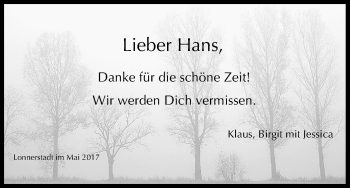 Anzeige von Hans  von MGO