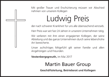 Anzeige von Ludwig Preis von MGO