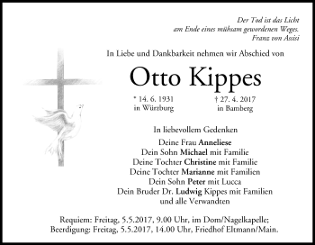 Anzeige von Otto Kippes von MGO