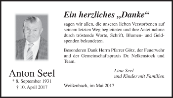 Anzeige von Anton Seel von MGO