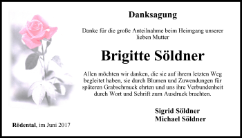 Anzeige von Brigitte Söldner von MGO