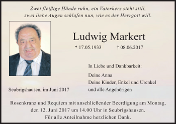 Anzeige von Ludwig Marken von MGO