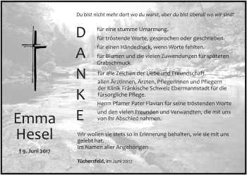 Anzeige von Emma Hesel von MGO