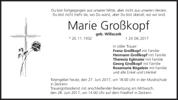 Anzeige von Marie Großkopf von MGO