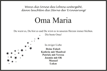 Anzeige von Maria  von MGO