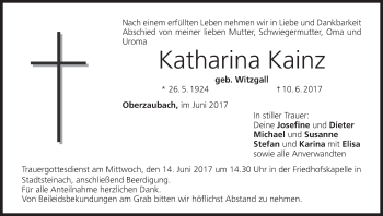 Anzeige von Katharina Kainz von MGO