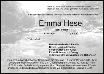 Anzeige von Emma Hesel von MGO