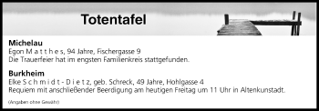 Anzeige von Totentafel vom 23.06.2017 von MGO