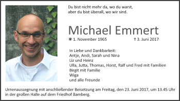 Anzeige von Michael Emmert von MGO