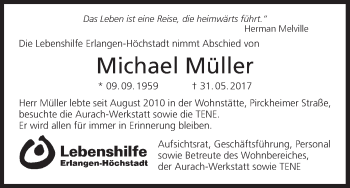 Anzeige von Michael Müller von MGO