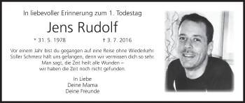 Anzeige von Jens Rudolf von MGO