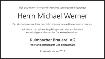 Anzeige von Michael Werner von MGO