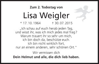 Anzeige von Lisa Weigler von MGO