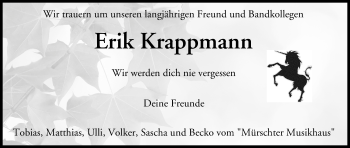 Anzeige von Erik  Krappmann von MGO