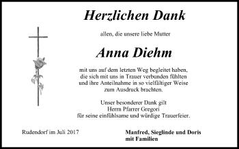 Anzeige von Anna Diehm von MGO