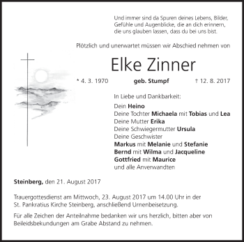 Anzeige von Elke Zinner von MGO