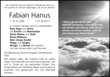 Anzeige von Fabian Hanus von MGO