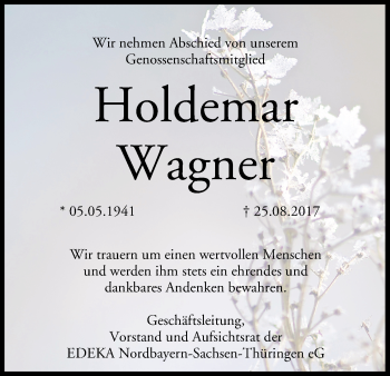 Anzeige von Holdemar Wagner von MGO