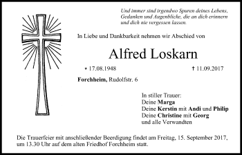 Anzeige von Alfred Loskarn von MGO