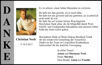 Anzeige von Christian Neeb von MGO