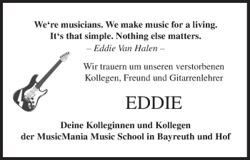 Anzeige von Eddie  von MGO