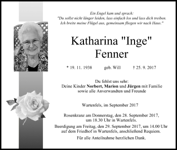 Anzeige von Katharina Fenner von MGO