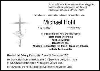 Anzeige von Michael Hohl von MGO