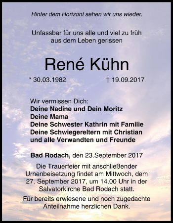 Anzeige von René Kühn von MGO