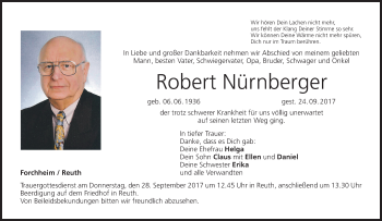 Anzeige von Robert Nürnberger von MGO