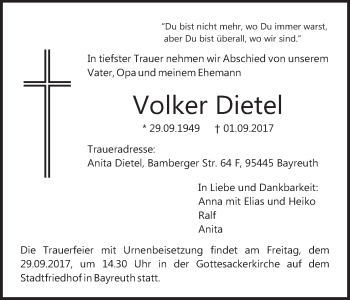 Anzeige von Volker Dietel von MGO