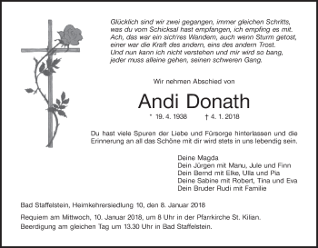 Anzeige von Andi Donath von MGO