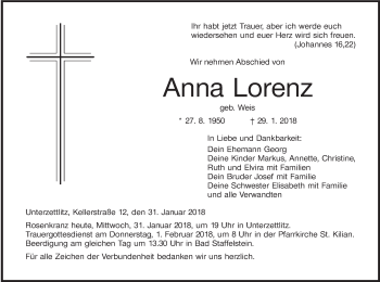 Anzeige von Anna Lorenz von MGO